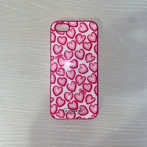 Coach iPhone 5, 5S, SE case